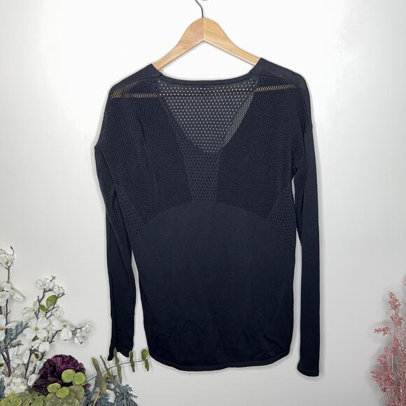 LULULEMON Still Movement Sweater Black {M53} - Picture 4 of 5